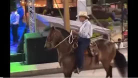 Fabio Ochoa en las fiestas de Titiribí