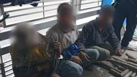 Integrantes de "Los Topos" 