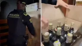 operativo alcohol ilegal en Medellín