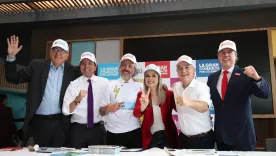 David Luna, Mauricio Cárdenas, Juan Manuel Galán, Aníbal Gaviria, Juan Daniel Oviedo y Vicky Dávila