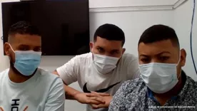 Patrulleros Octavio Darío Porras Vides, Iván Darío Olivo de Ávila y Esteban Gómez Ricard 