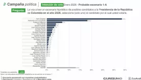 Gráfico de la encuesta de Guarumo y Ecoanalítica