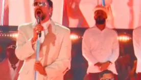 Bad Bunny en Medellín. Crédito foto: tomado de video del concierto en Medellín.