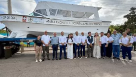 Lancha ambulancia en La Guajira 