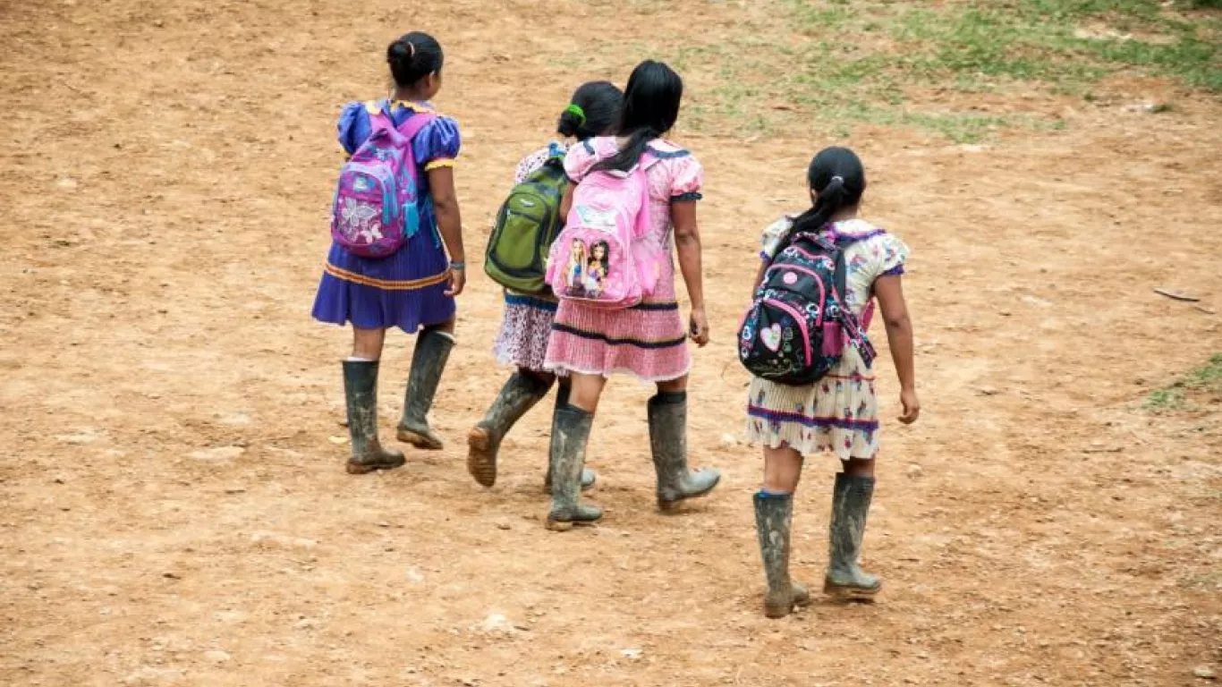 Niña embera