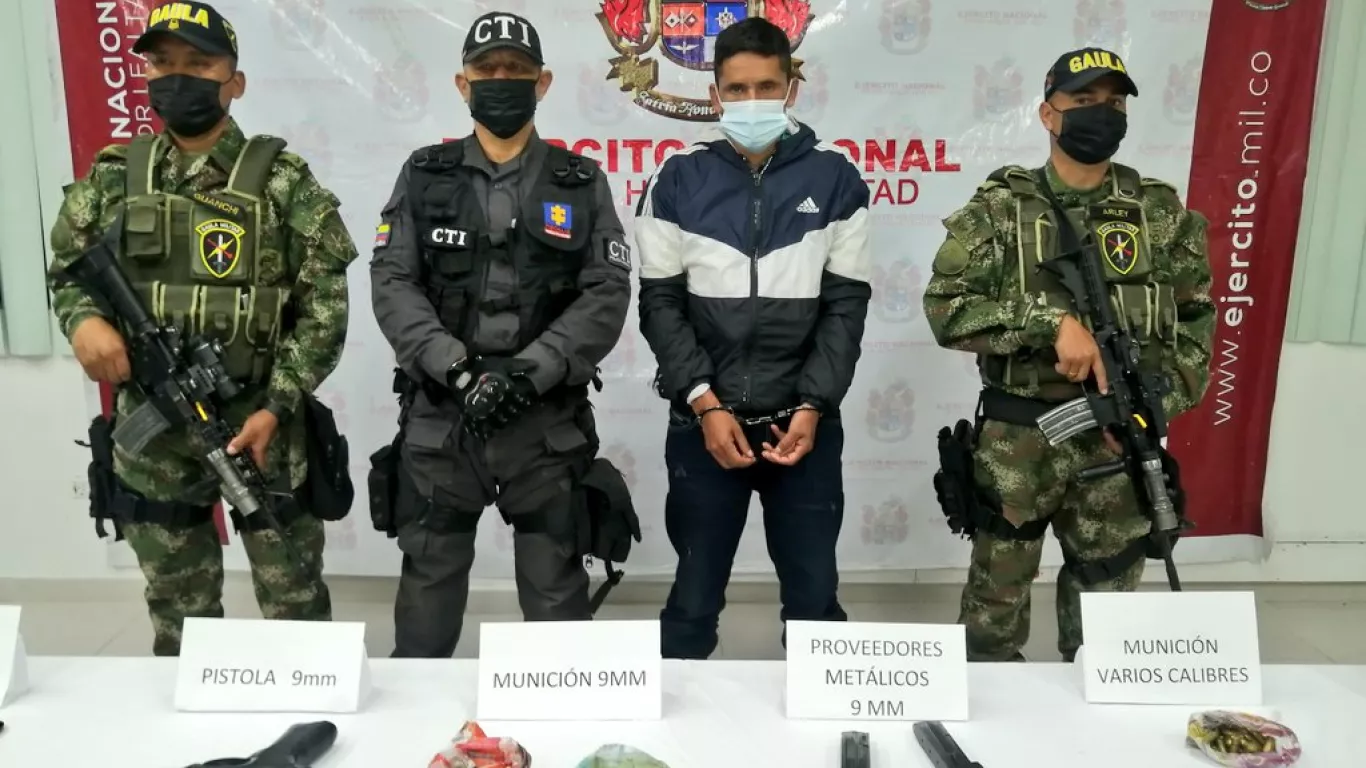 Cayó alias Miller cabecilla de las disidencias de las Farc