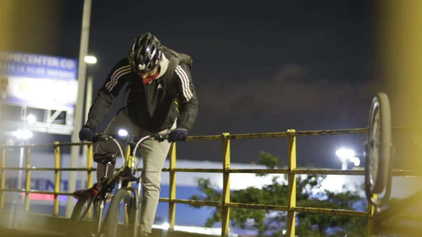 Bici usuario en Bogotá