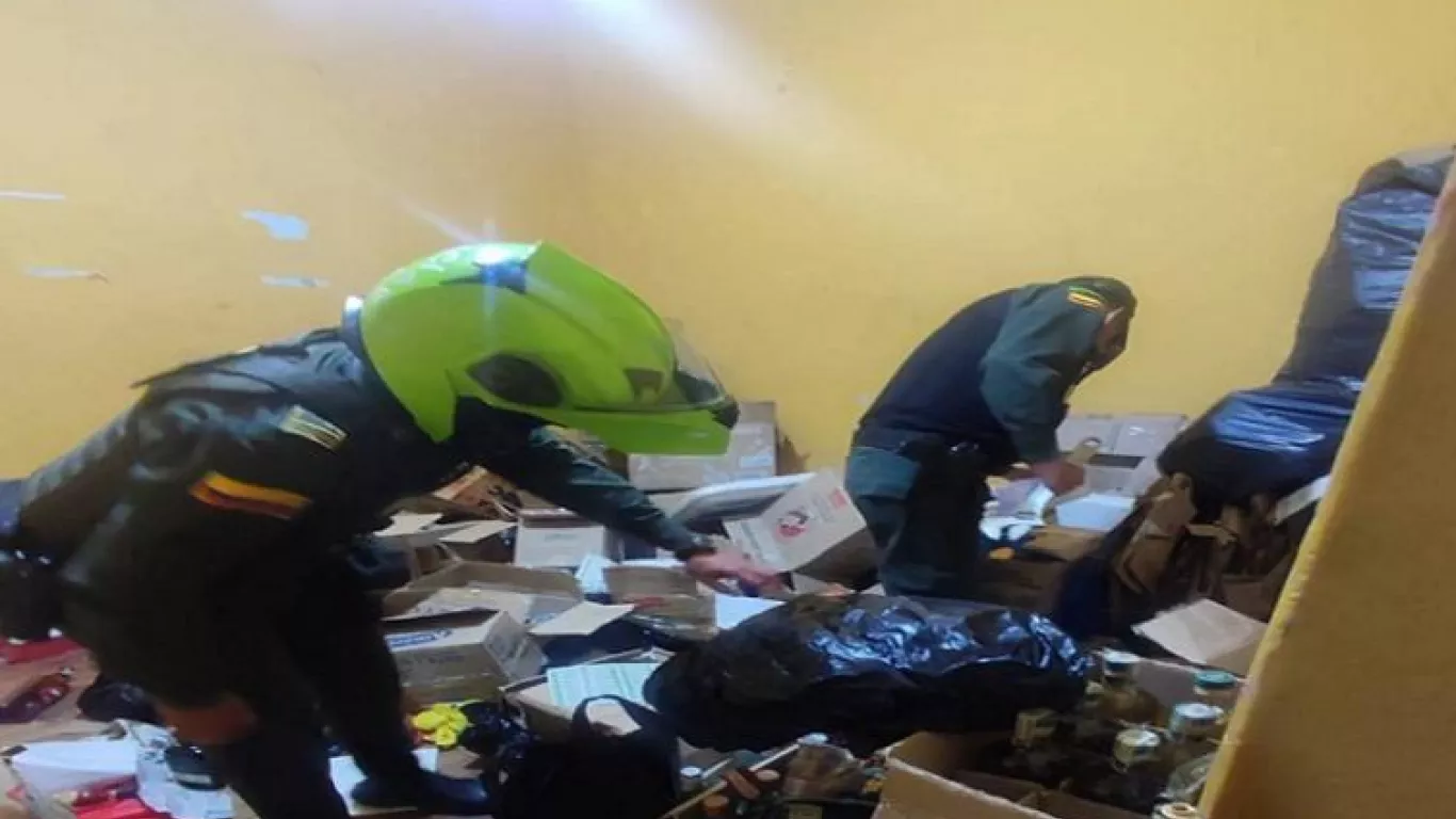 Incautan cargamento de contrabando en San Andresito