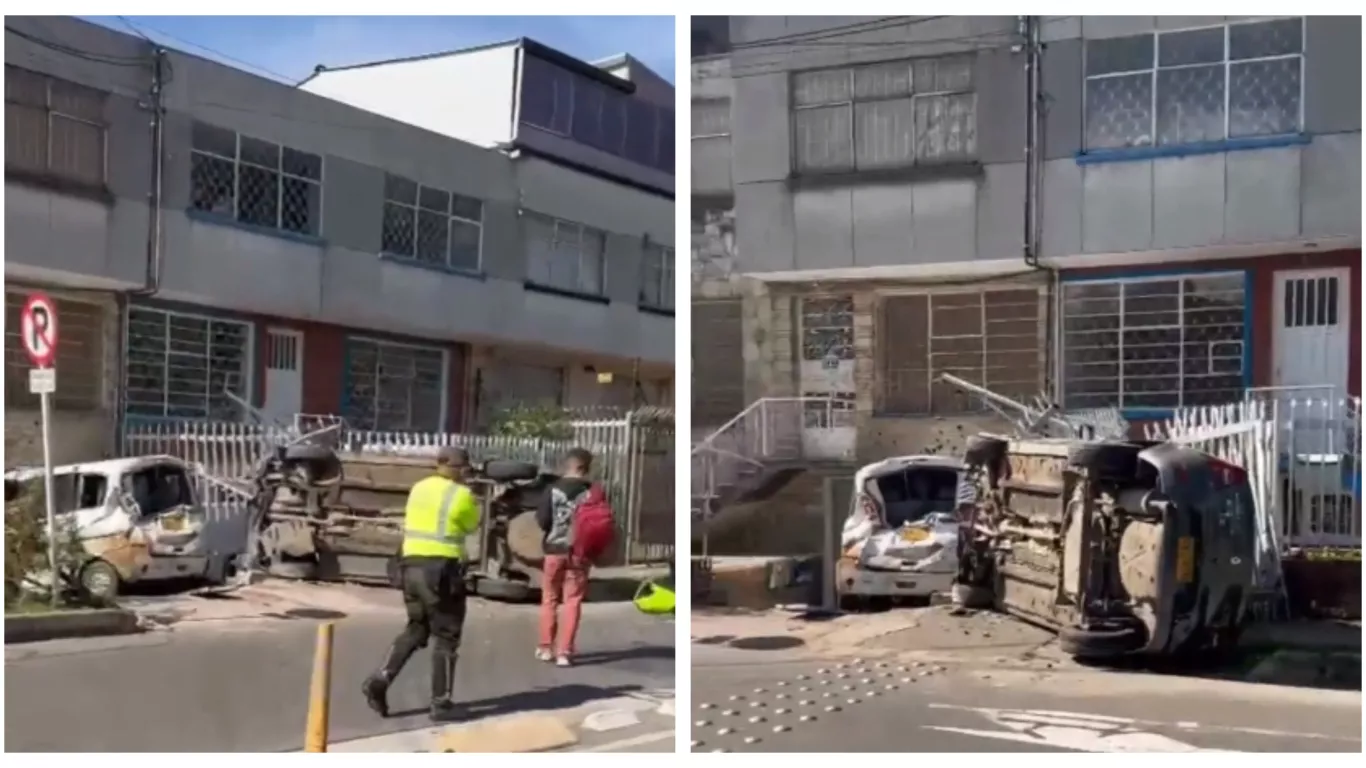 ACCIDENTE INTENTO ROBO CAJERO BOGOTÁ