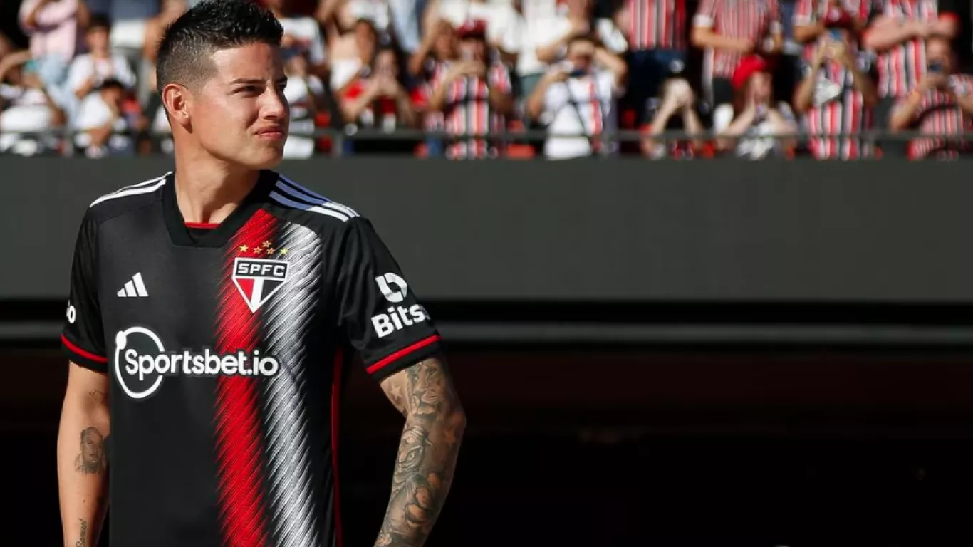 James Rodríguez debuta oficialmente con el Sao Paulo este domingo