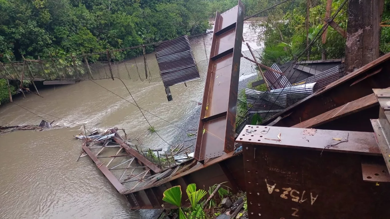 Colapso de puente en Santander