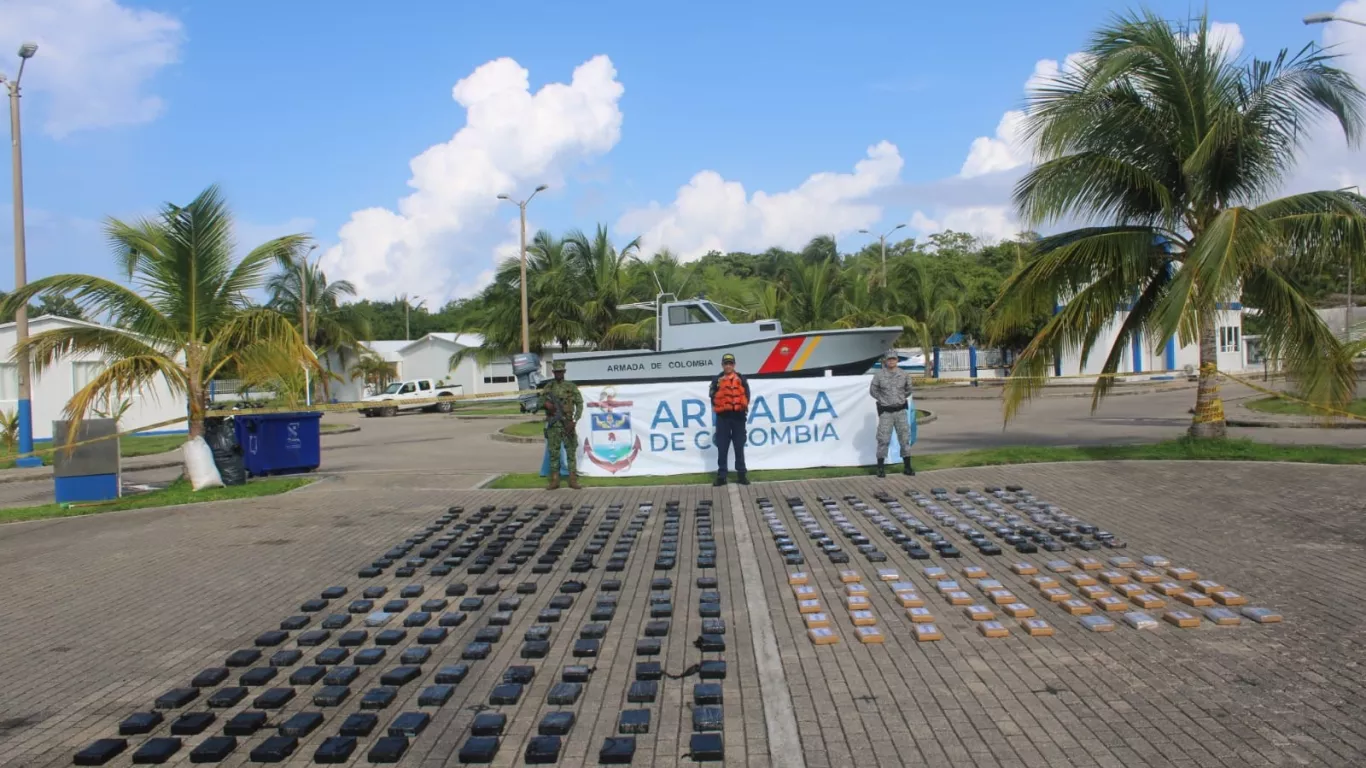 Incautan 350 kilos de cocaína en San Andrés 1