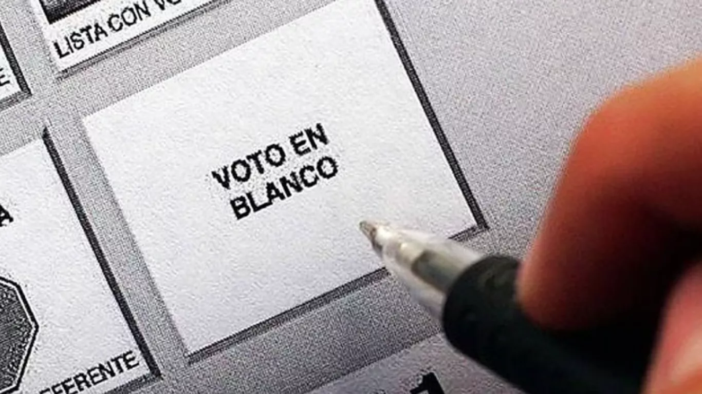 Voto en blanco
