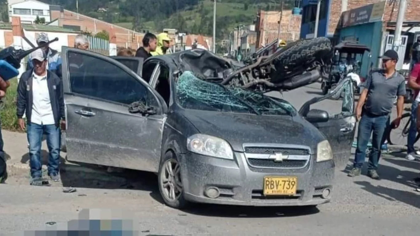 ACCIDENTE EN CHIQUINQUIRÁ