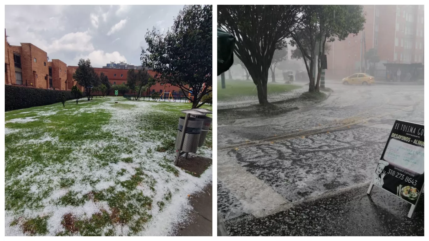 GRANIZADA EN BOGOTÁ 22 NOV