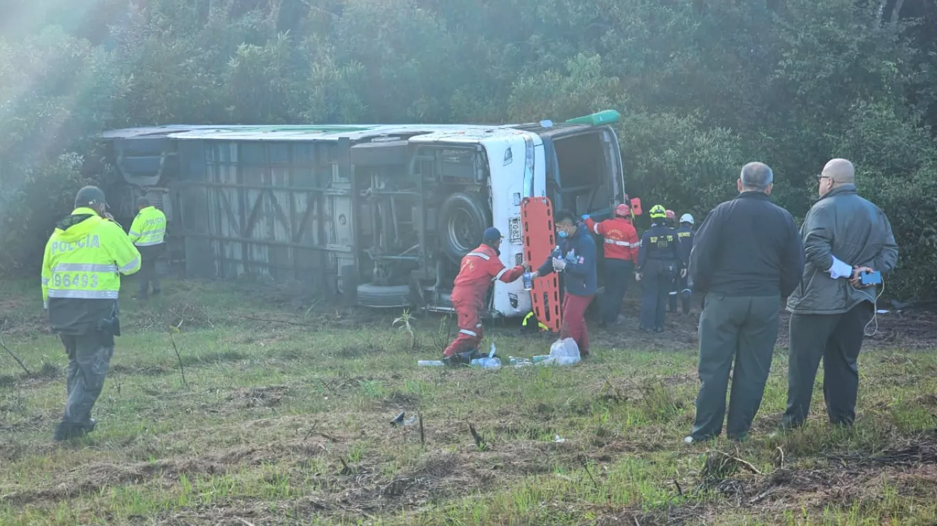 BUS ACCIDENTADO EN BOYACÁ