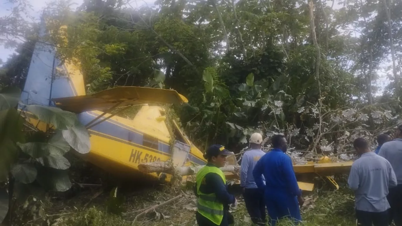 AVIONETA ESTRELLADA 14 JUNIO