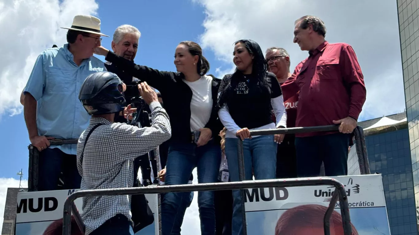 Maria Corina Machado protesta mundial 2024