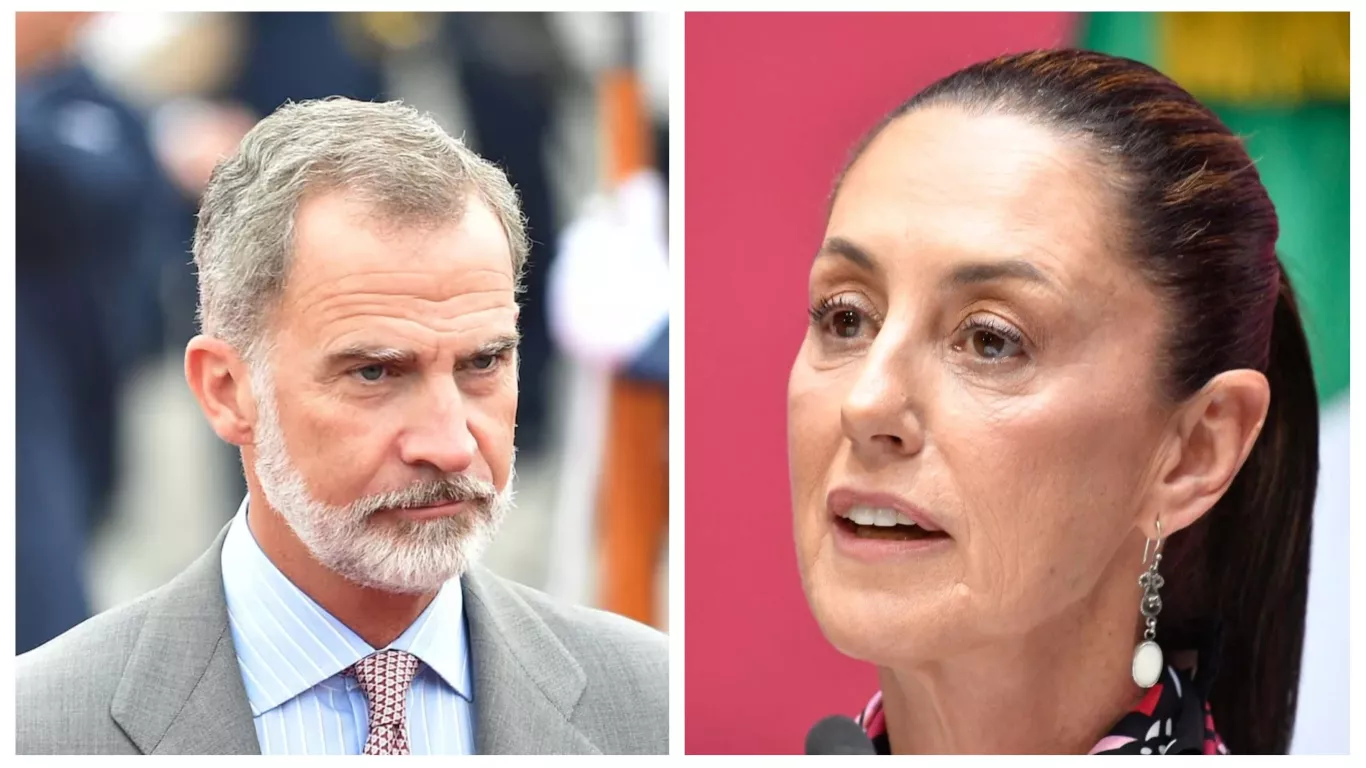 rey Felipe VI y Claudia Sheinbaum 27 sept 