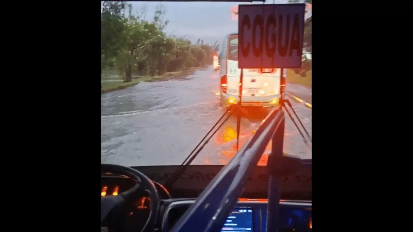 inundación autopista bogotá