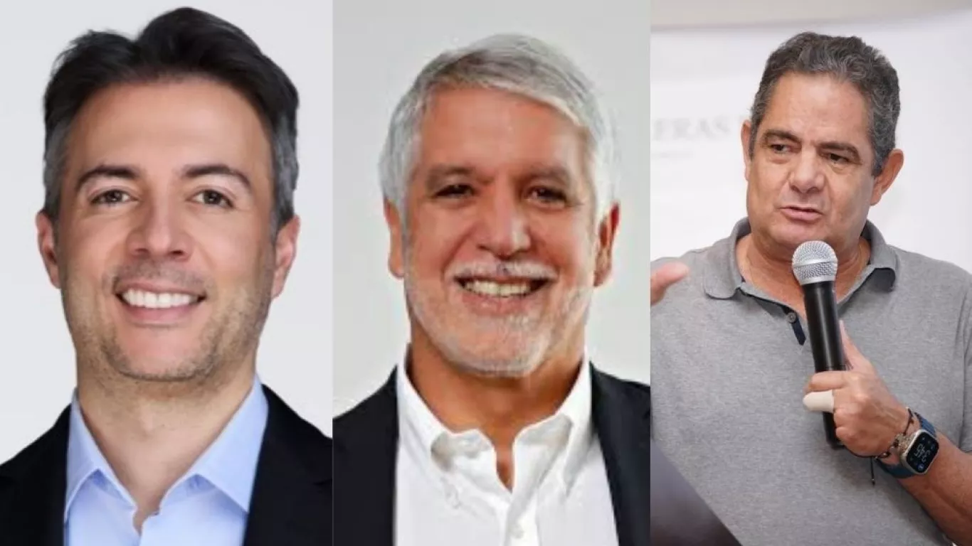 Daniel Quintero, Enrique Peñalosa y Germán Vargas Lleras