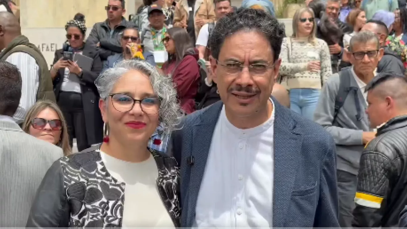 Maria José Pizarro e Iván Cepeda