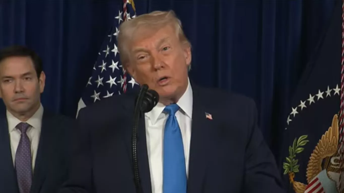 Donald Trump en rueda de prensa sobre captura de Nicolás Maduro