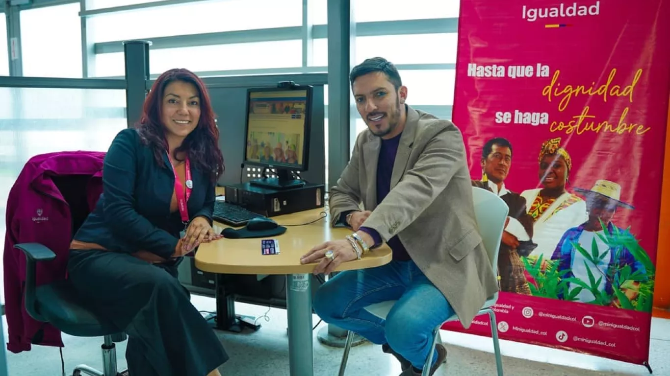 Punto de atención del Ministerio de la Igualdad en Bogotá