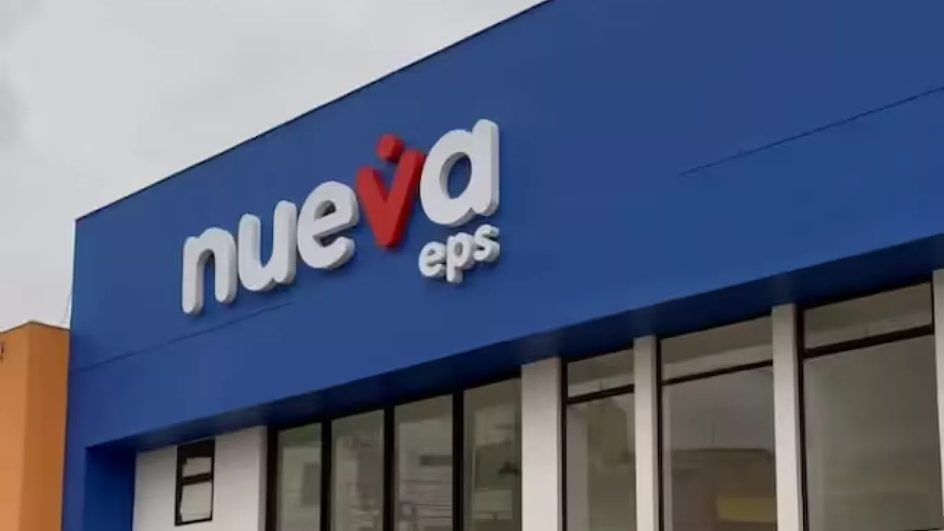 Fachada de un punto de atención de Nueva EPS