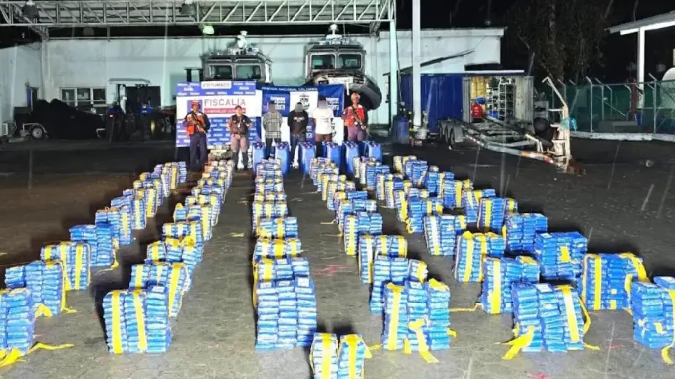 Casi dos toneladas de cocaína fueron incautadas