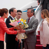 Gustavo Petro en Beijing