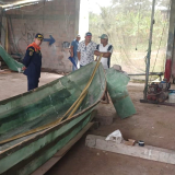 Construcción de nueva embarcación en Coveñas